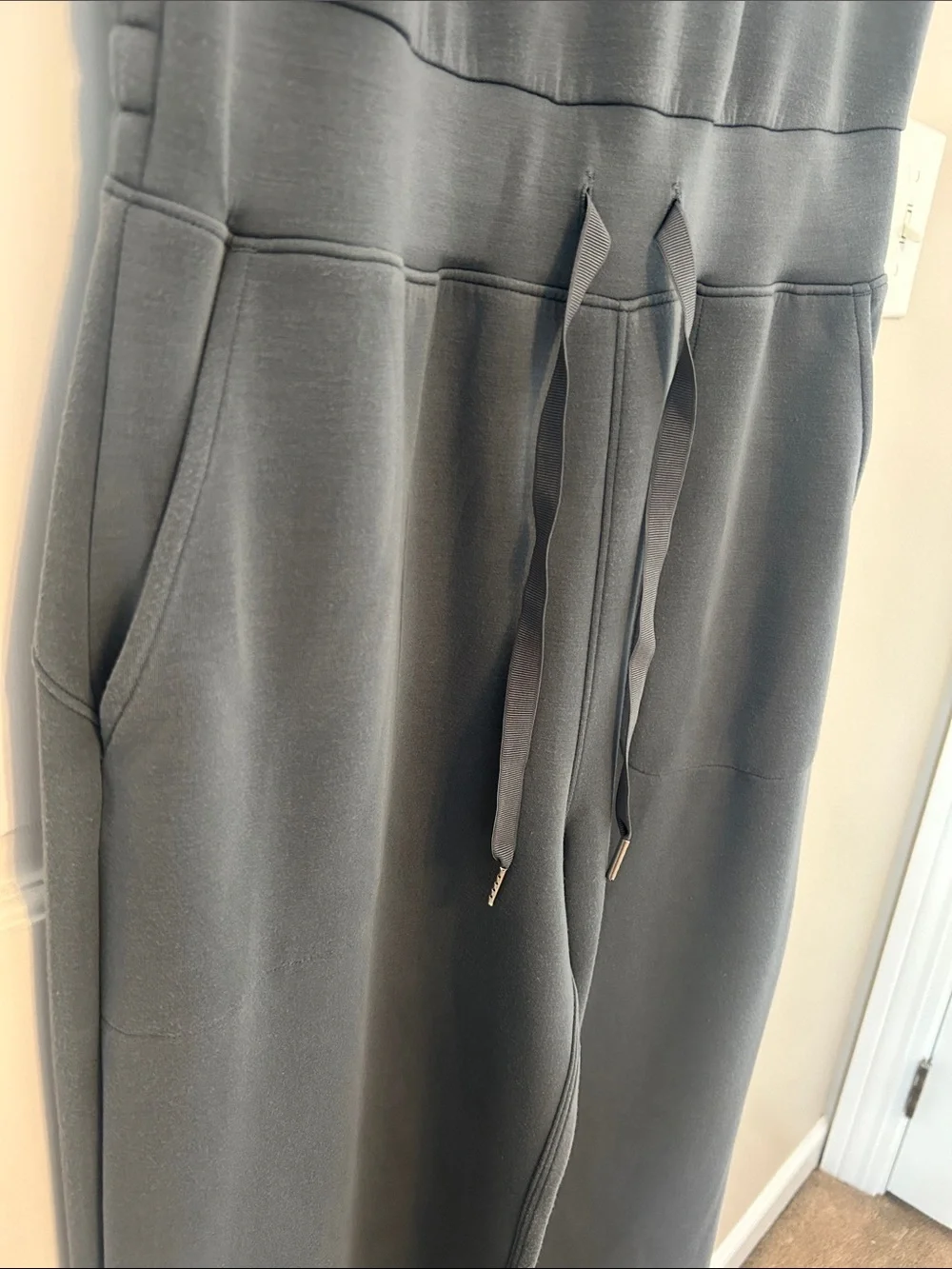 SPANX Air Essentials Jumpsuit in Hazy Blue Gray